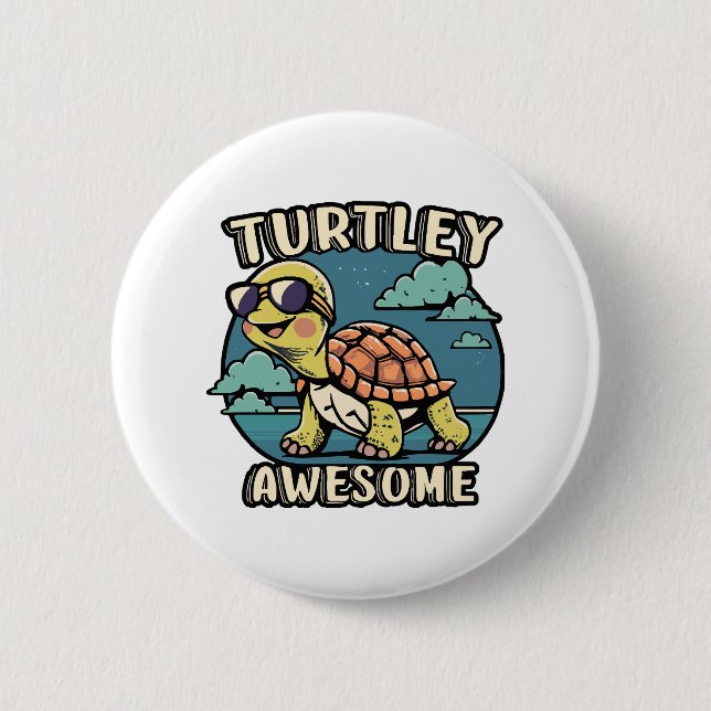 Turtley Großartig  Button (Vorderseite)