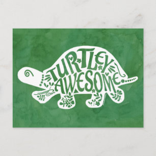 Turtley Phantastisch Postcard Postkarte