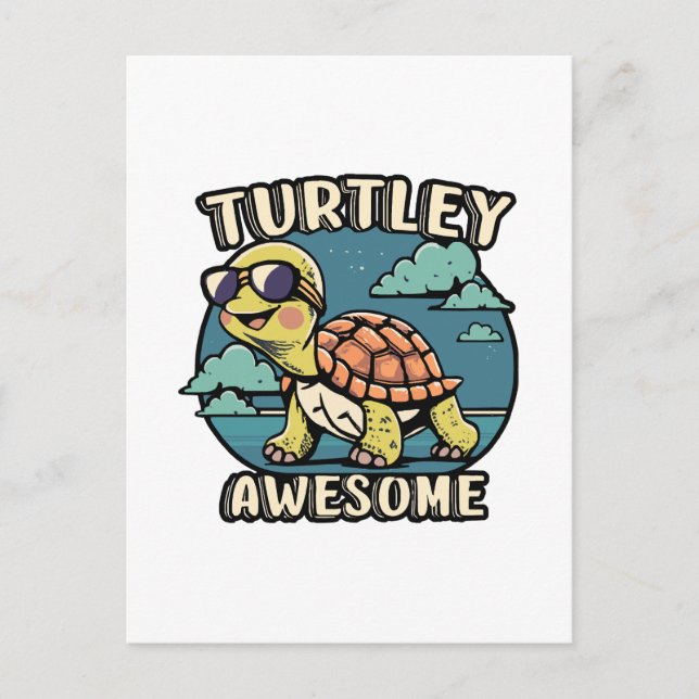 Turtley Phantastisch Postkarte (Vorderseite)