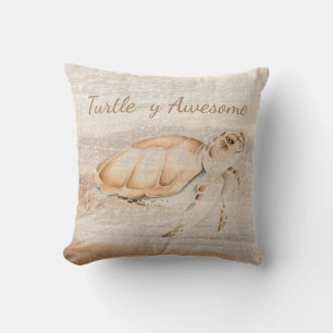 Turtley Phantastisch Sea Turtle Ocean Sea Animal A Kissen