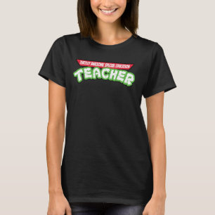 Turtley Phantastisch Special Bildung Teacher Funny T-Shirt