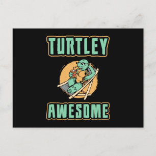 Turtley Phantastisch Turtle Lover Turtles Funny Gi Postkarte