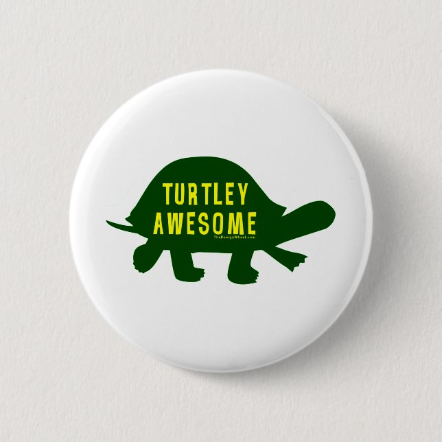 Turtley total fantastisch button (Vorderseite)