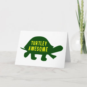 Turtley Totally Phantastisch Karte