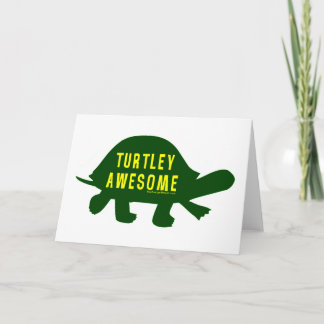 Turtley Totally Phantastisch Karte