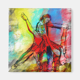 Tus Labios de Rubi - Ihre Ruby Lips drucken Magnet