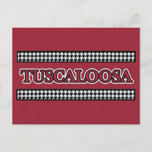 Tuscaloosa, AL Houndstooth - Carte postale