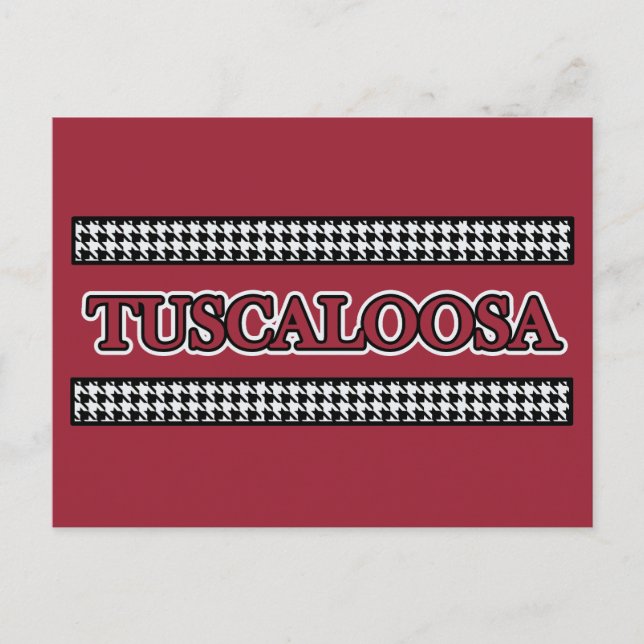 Tuscaloosa, AL Houndstooth - Carte postale (Devant)