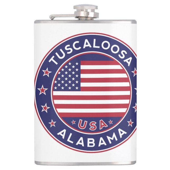 Tuscaloosa, Alabama Flachmann (Vorderseite)