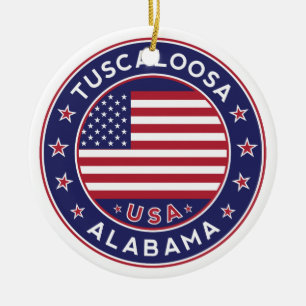 Tuscaloosa, Alabama Keramik Ornament