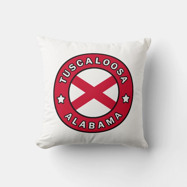 Tuscaloosa Alabama Kissen (Vorderseite)