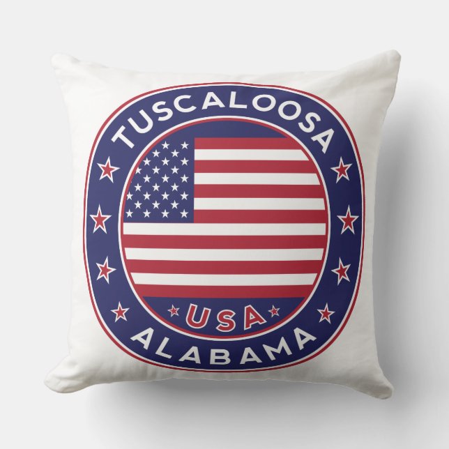 Tuscaloosa, Alabama Kissen (Vorderseite)