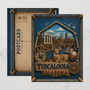 Tuscaloosa Alabama Postkarte Vintage Reise