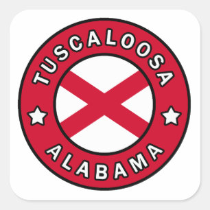 Tuscaloosa Alabama Quadratischer Aufkleber