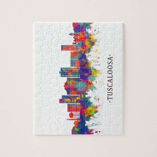 Tuscaloosa Alabama Skyline (Vertikal)