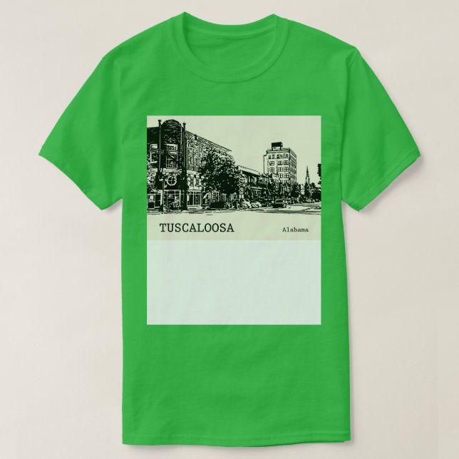Tuscaloosa Alabama TShirt 2 (Design devant)