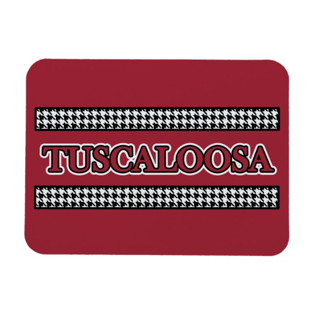 Tuscaloosa Hahnentrittmuster - Magnet (Horizontal)