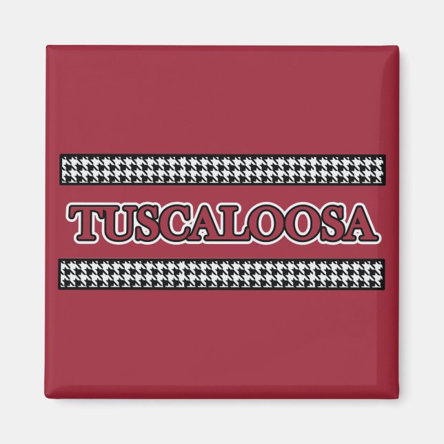 Tuscaloosa Hahnentrittmuster - Magnet (Vorne)