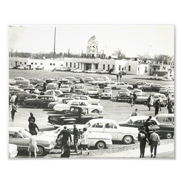 Tuscaloosa Hochschule Parkplatz Fotodruck (Vorne)