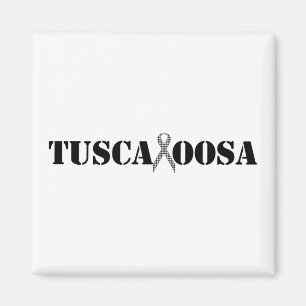 Tuscaloosa mit Hahnentrittmuster-Stützband Magnet