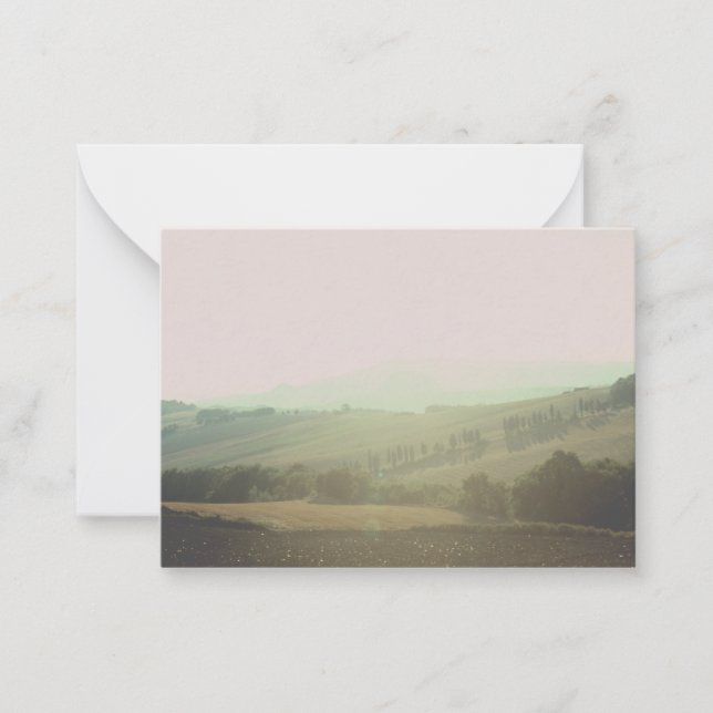 Tuscan Landscape Mitteilungskarte (Vorderseite)