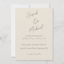 Tuscan Villa Wedding Invitation
