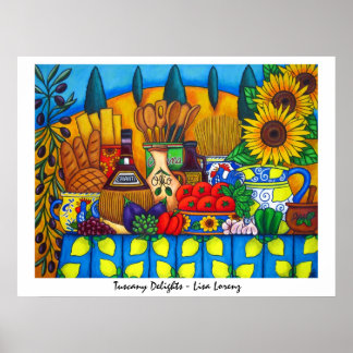 Tuscany Delights Poster von Lisa Lorenz