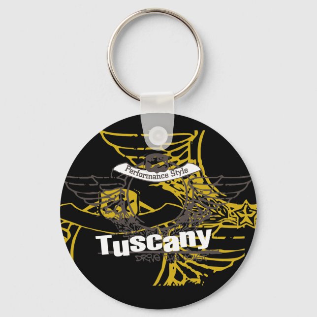 Tuscany Drive the Coast Tshirts and Gifts Schlüsselanhänger (Vorderseite)