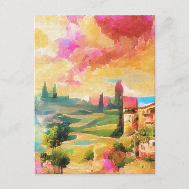 Tuscany Italy Europe Postkarte (Vorderseite)