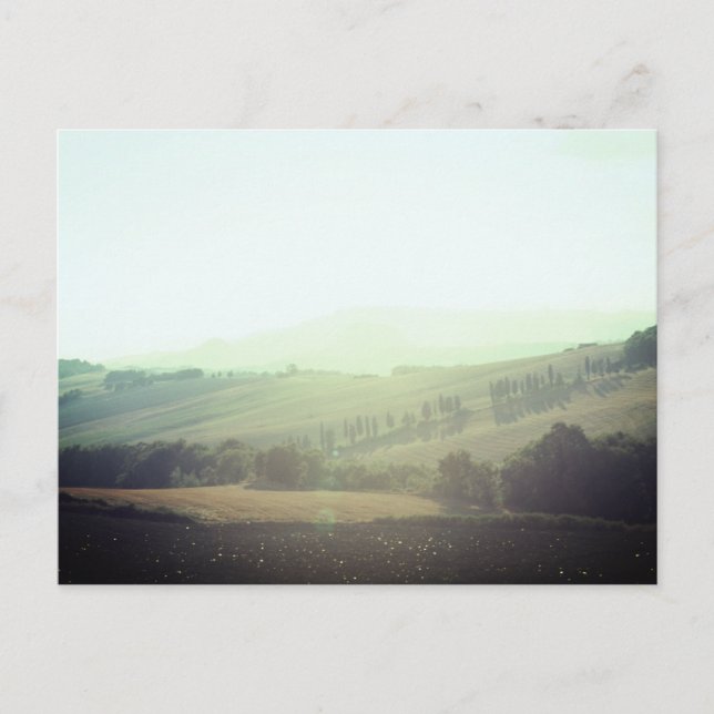 Tuscany Landscape Postkarte (Vorderseite)