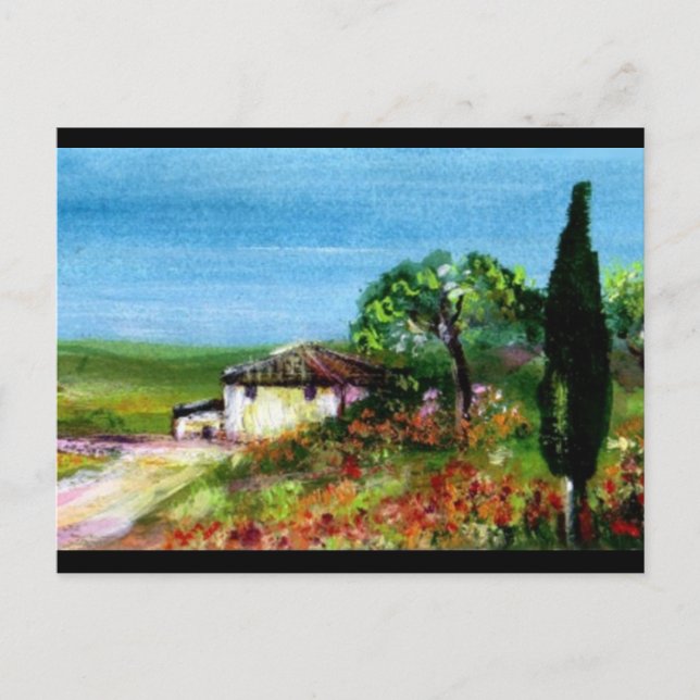 TUSCANY LANDSCAPES POSTKARTE (Vorderseite)