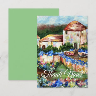 TUSCANY VILLAGE Vielen Dank Anmerkungen Dankeskarte
