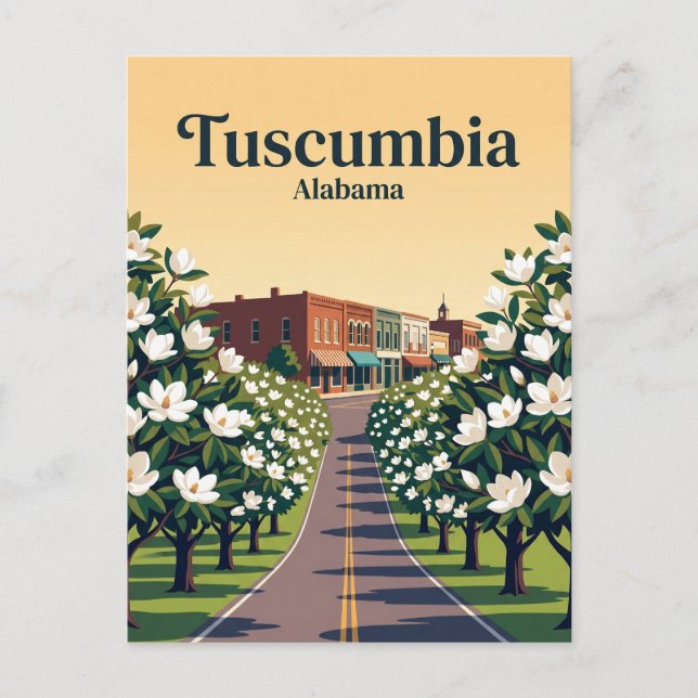 Tuscumbia USA Postkarte (Vorderseite)