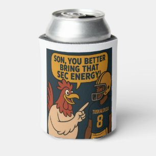Tuskalooza Hühnercoach Koozie Dosenkühler