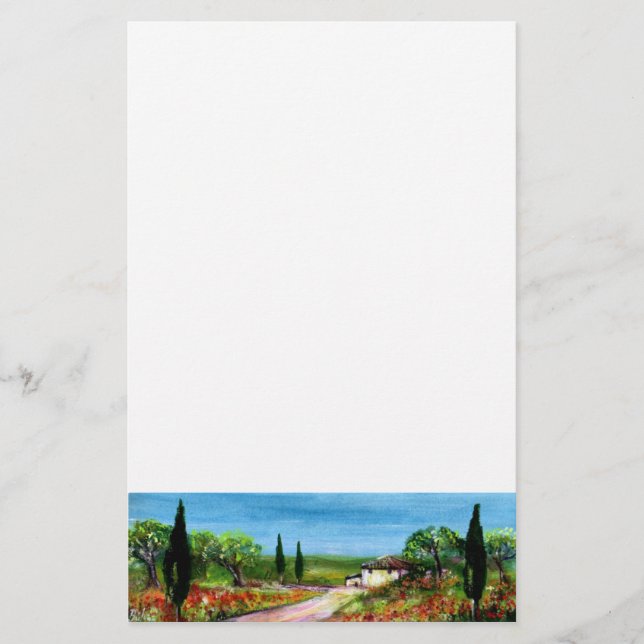 TUSKANISCHE LANDSCHAFT 4 BRIEFPAPIER (Vorderseite)