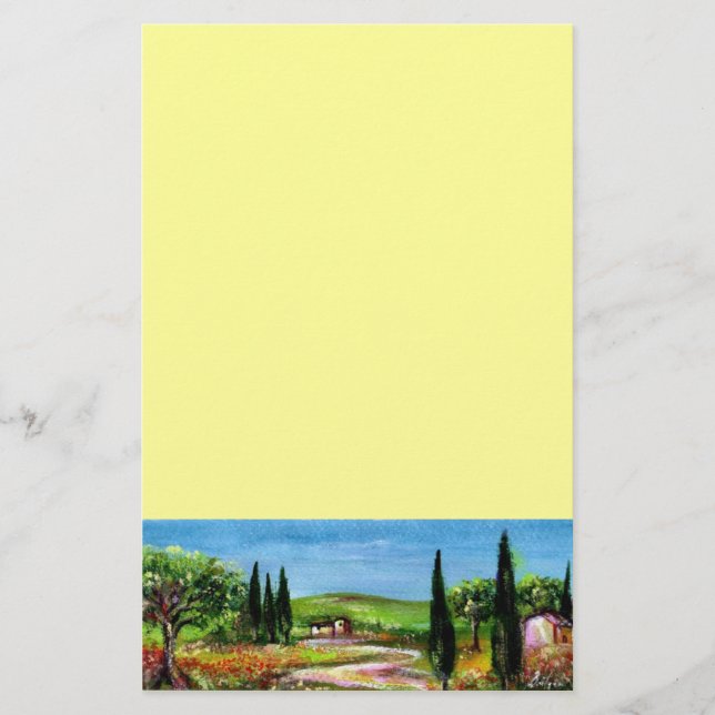 TUSKANISCHE LANDSCHAFT 5 BRIEFPAPIER (Vorderseite)