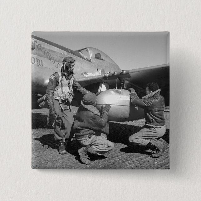 Tuskegee Airmen, 1945 Button (Vorderseite)