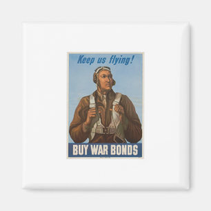Tuskegee Airmen Behalte US Flying Magnet