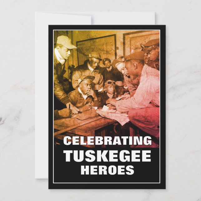 TUSKEGEE AIRMEN DAY KARTE (Vorderseite)