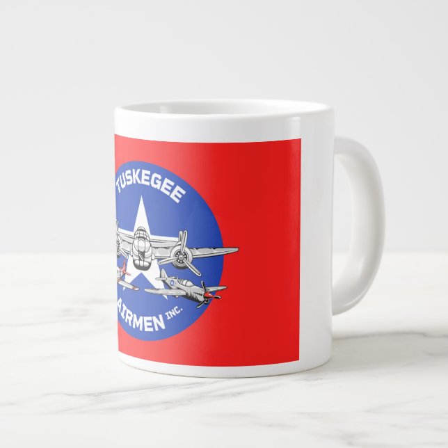 Tuskegee Airmen Jumbo-Tasse (Vorderseite Rechts)