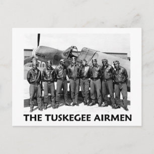 Tuskegee Airmen Postkarte