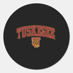 Tuskegee Golden Tigers Arch Runder Aufkleber