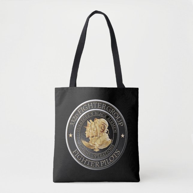 Tuskegee Red Schwanz Airmen 332d Fighter Group Tasche (Vorderseite)