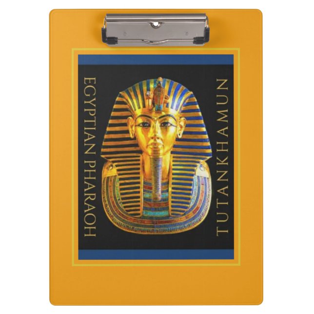 TUT-ANKH-AMUN GOLD BURIAL MASK  KLEMMBRETT (Vorderseite)