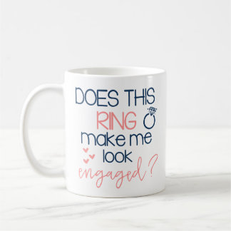 Tut diesen Ring lassen mich verlobte Kaffee-Tasse Kaffeetasse