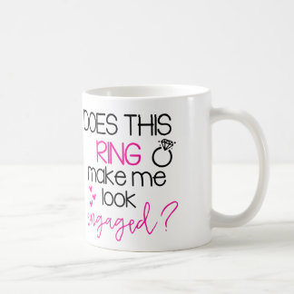 Tut diesen Ring lassen mich verlobte Kaffee-Tasse Kaffeetasse