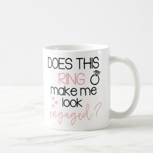 Tut diesen Ring lassen mich verlobte Kaffee-Tasse Kaffeetasse
