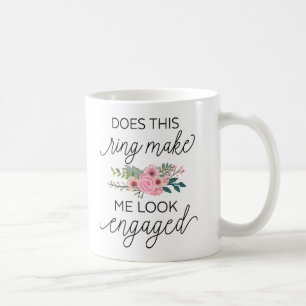 Tut diesen Ring lassen mich verlobte Tasse schauen