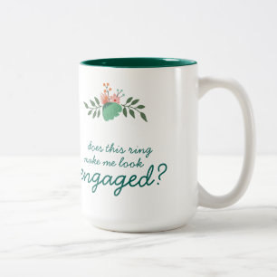 Tut diesen Ring lassen mich verlobten Becher Zweifarbige Tasse