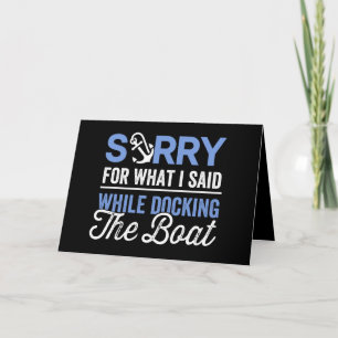 Tut mir leid für das, was ich beim Docken des Boot Karte